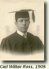 Carl Ross graduating in 1908